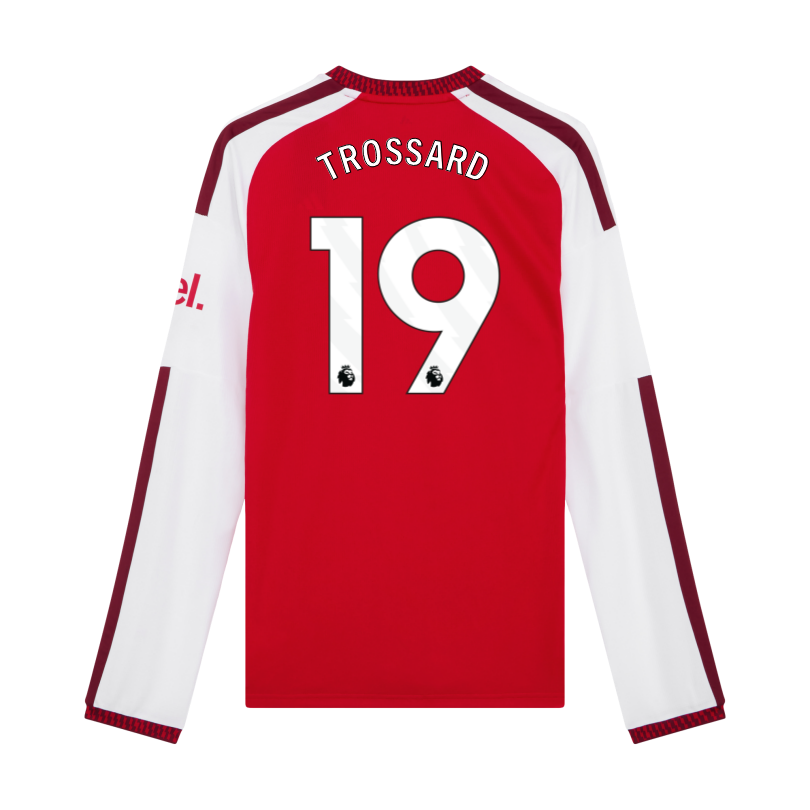 アーセナル TROSSARD 19番 シャツ Arsenal 25/26 Home Boxed Signed Shirt TROSSARD | Official Online Store