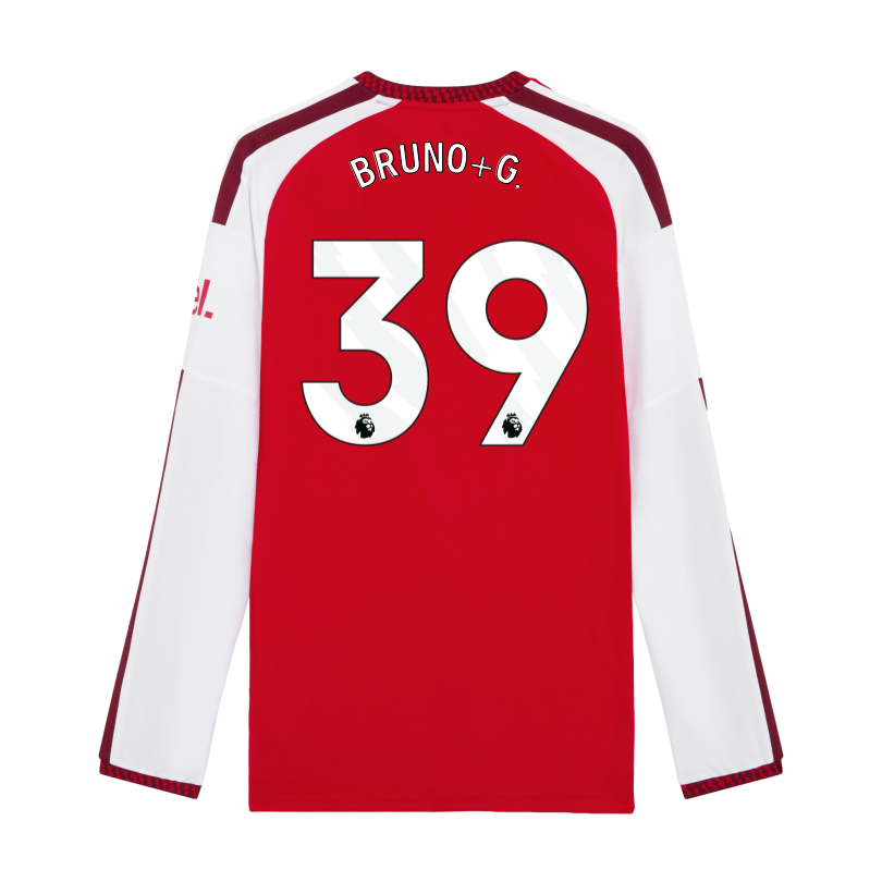 Arsenal adidas 26/27 Authentic Home Long Sleeved Shirt
