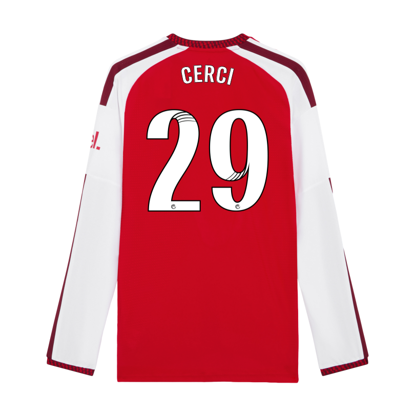 Arsenal adidas 26/27 Authentic Home Long Sleeved Shirt