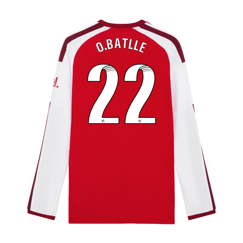Arsenal adidas 26/27 Authentic Home Long Sleeved Shirt