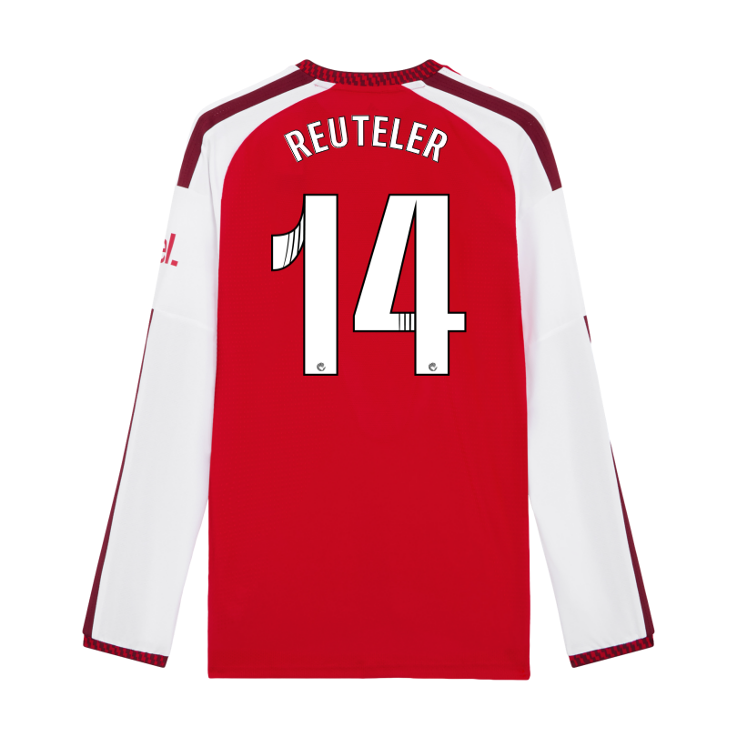 Arsenal adidas 26/27 Authentic Home Long Sleeved Shirt