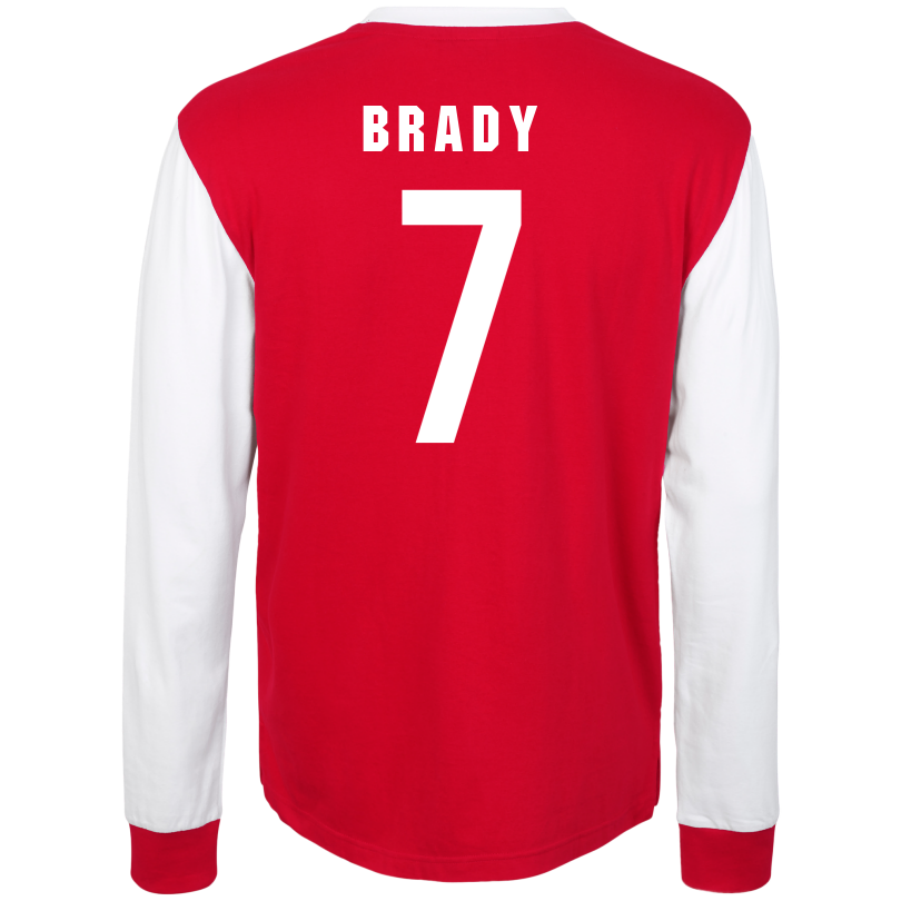 Arsenal Retro 1970s Long Sleeved Home Shirt