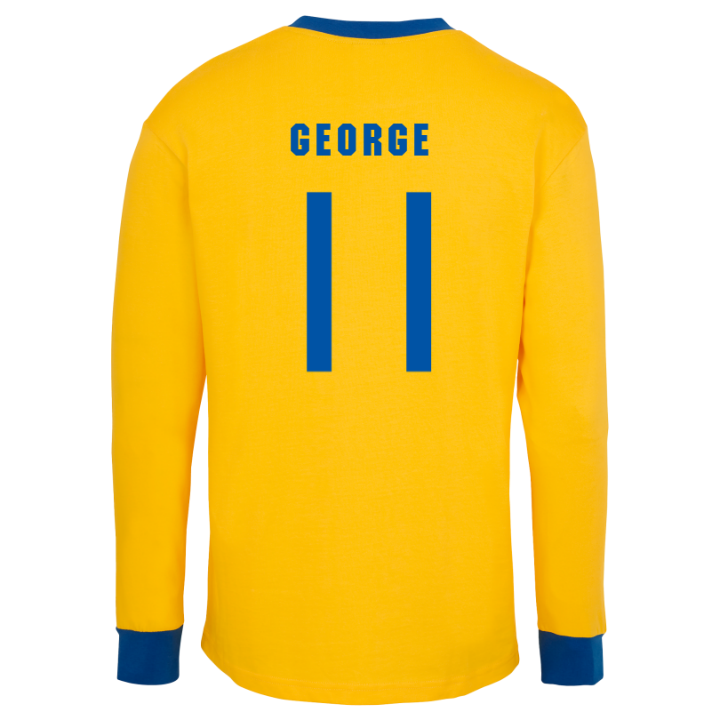 Arsenal Retro 1971 FA Cup Long Sleeved Away Shirt