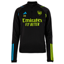 Arsenal Womens 23/24 Black 1/4 Zip Training Top