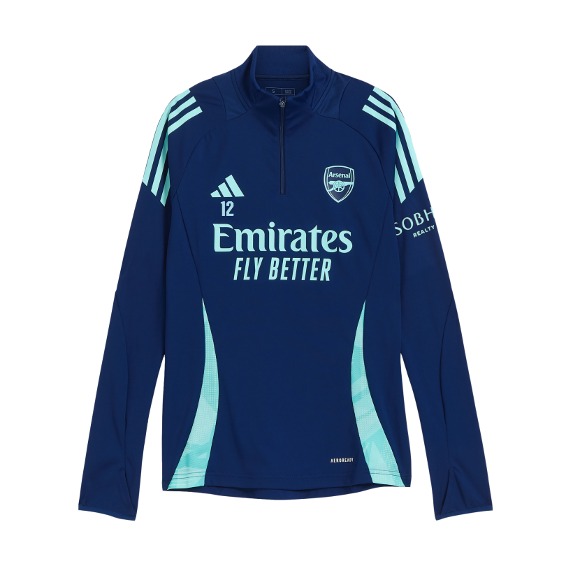 Arsenal adidas Womens 24/25 1/4 Zip Navy Training Top