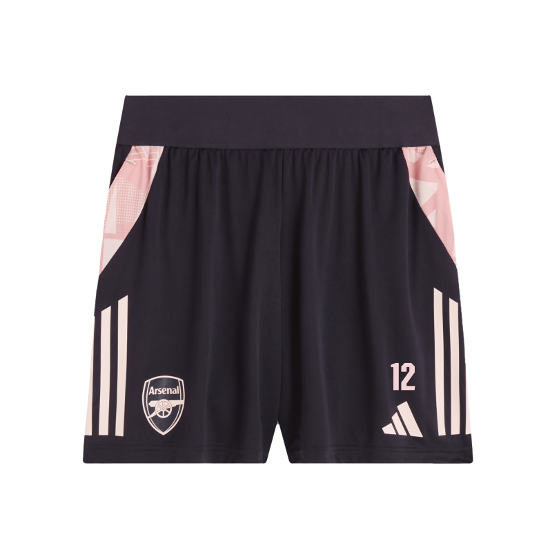 Arsenal adidas Womens 24/25 Aurora Black Training Shorts