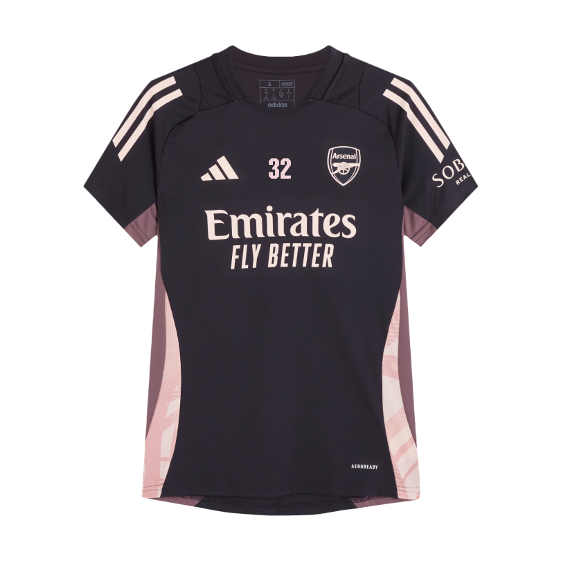 Arsenal adidas Womens 24/25 Aurora Black Training Shirt