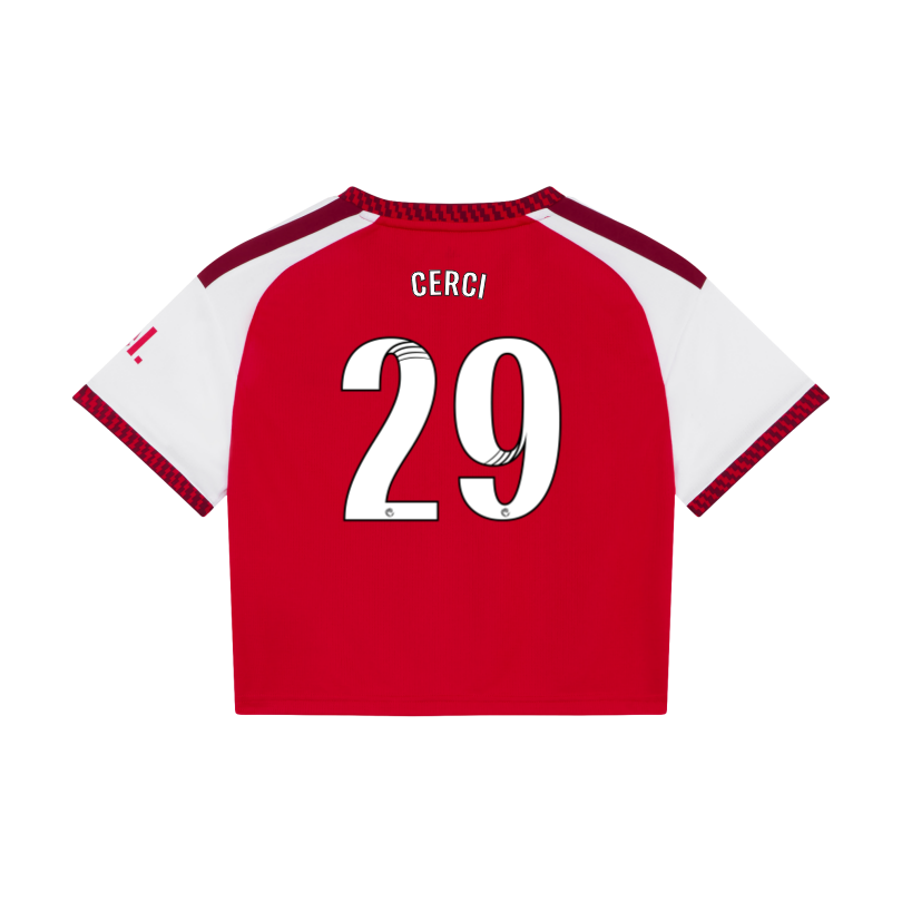 Arsenal adidas Womens 26/27 Home Crop Shirt