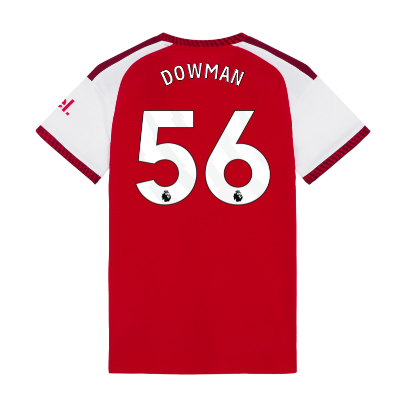 アーセナル ユニフォーム DOWMAN 56 アーセナル 25-26 ホーム 半袖 ユニフォーム No.56 ダウマン【adidas