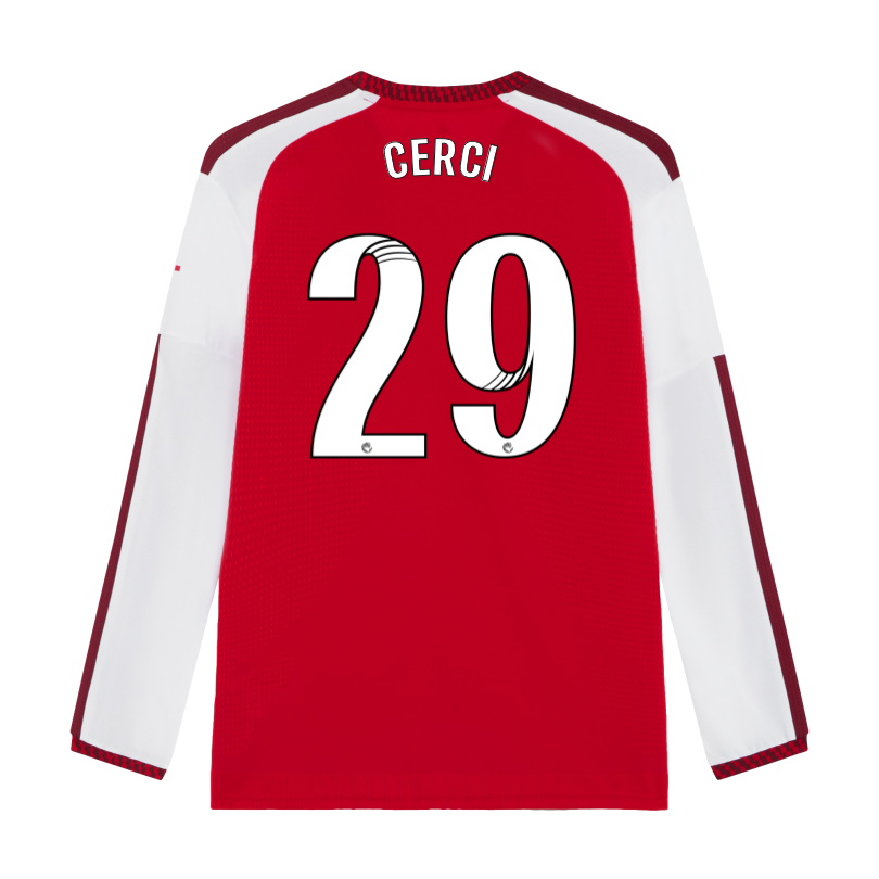 Arsenal adidas Womens 26/27 Authentic Home Long Sleeved Shirt