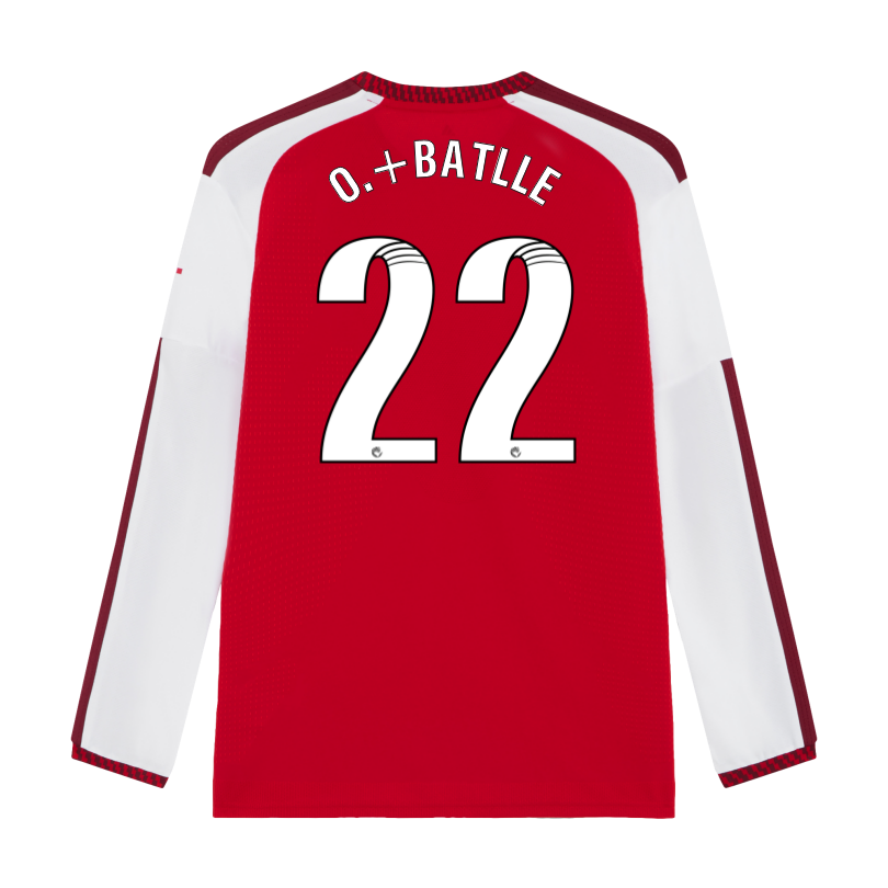 Arsenal adidas Womens 26/27 Authentic Home Long Sleeved Shirt