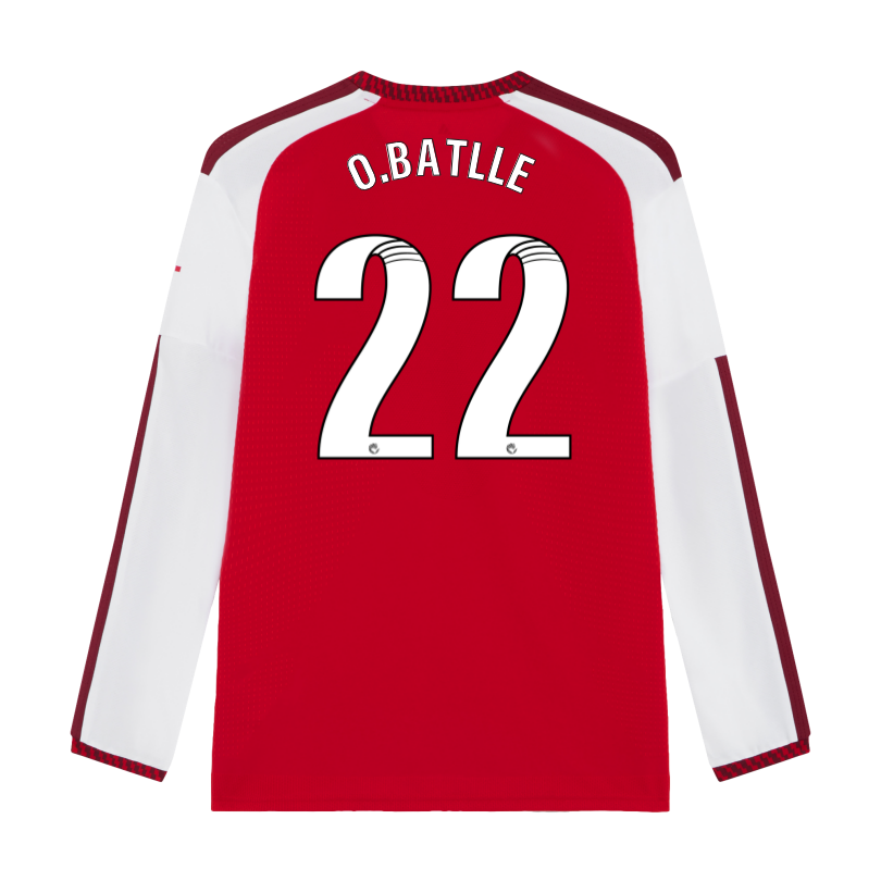 Arsenal adidas Womens 26/27 Authentic Home Long Sleeved Shirt