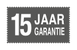 15 jaar garantie