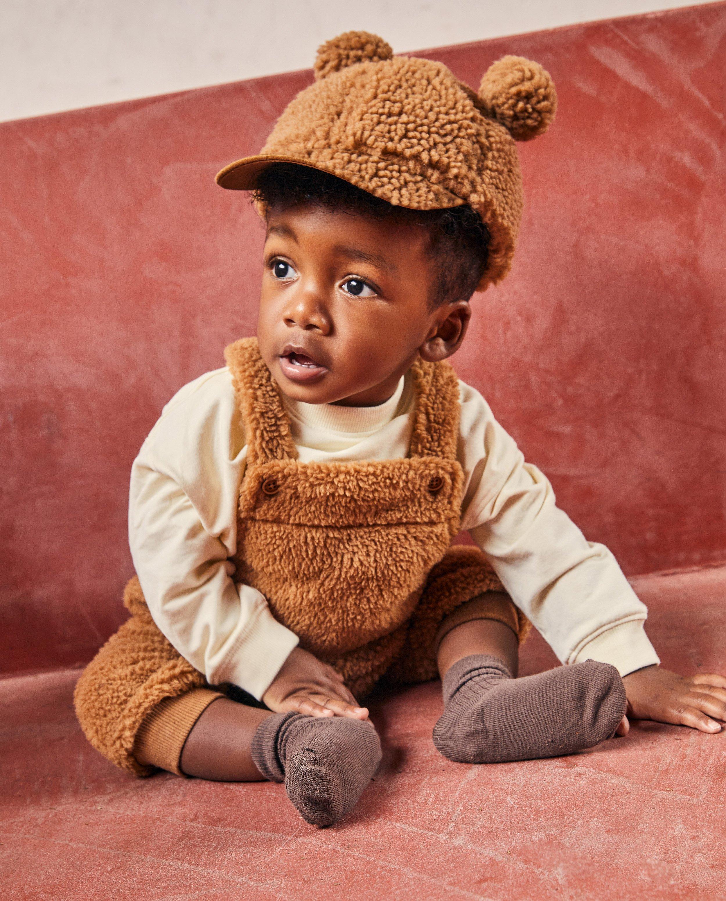 Casquette en peluche personnalisable, bébés
