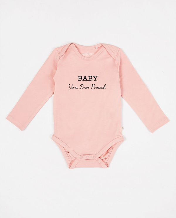 Romper met familienaam Studio Unique