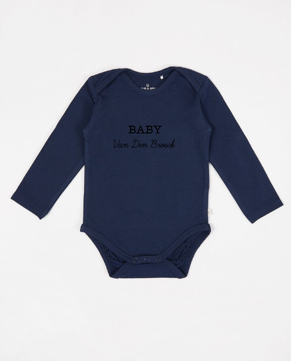 Romper met familienaam Studio Unique