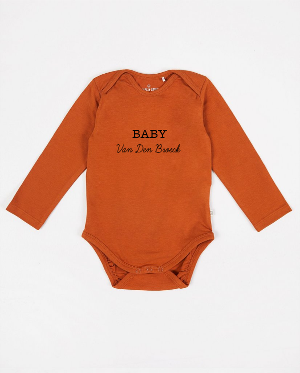 Romper met familienaam Studio Unique