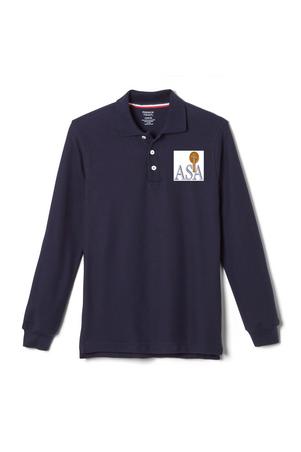 Amplience Product Image with Product code 1009,name  Long Sleeve Piqué Polo  