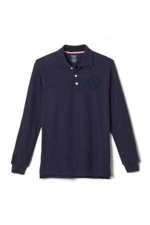 Amplience Product Image with Product code 1009,name  Long Sleeve Pique Polo  