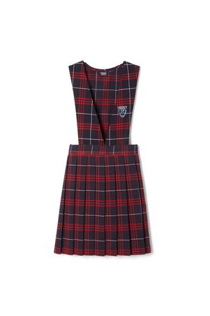 Amplience Product Image with Product code 1047,name  Plaid V-Neck Pleated Jumper  
