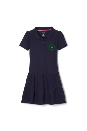 Amplience Product Image with Product code 1354,name  Short Sleeve Ruffle Piqué Polo Dress  