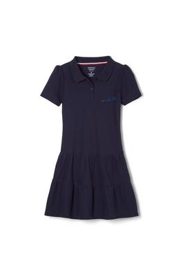 Amplience Product Image with Product code 1354,name  Short Sleeve Ruffle Piqué Polo Dress  