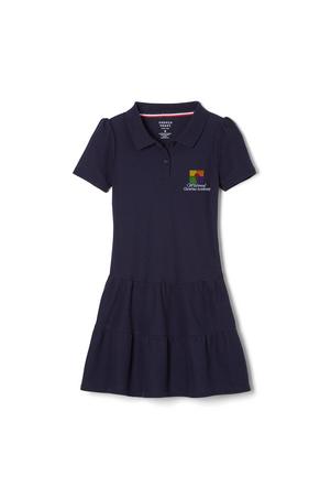 Amplience Product Image with Product code 1354,name  Short Sleeve Ruffle Piqué Polo Dress  