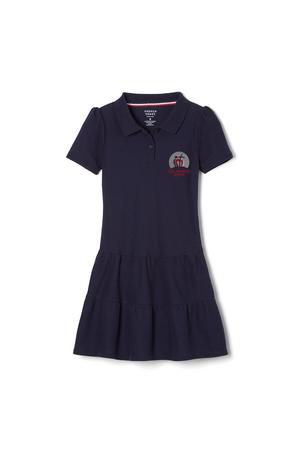 Amplience Product Image with Product code 1354,name  Short Sleeve Ruffle Piqué Polo Dress  