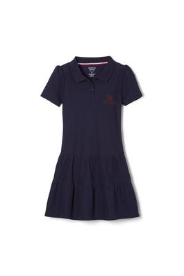 Amplience Product Image with Product code 1354,name  Short Sleeve Ruffle Piqué Polo Dress  