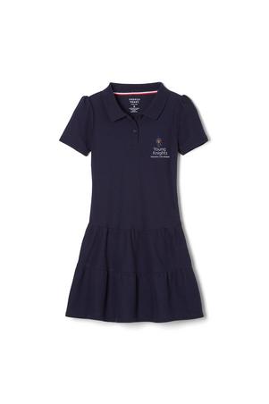 Amplience Product Image with Product code 1354,name  Short Sleeve Ruffle Piqué Polo Dress  