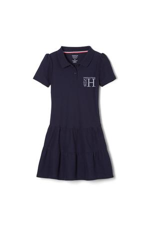 Amplience Product Image with Product code 1354,name  Short Sleeve Ruffle Piqué Polo Dress  