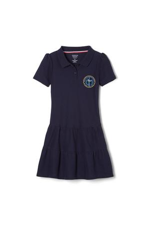 Amplience Product Image with Product code 1354,name  Short Sleeve Ruffle Piqué Polo Dress  