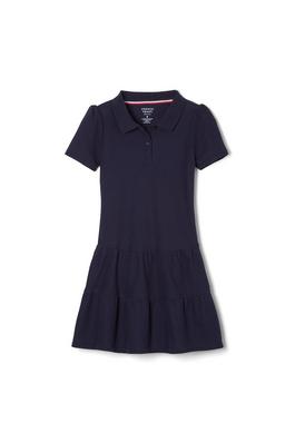 Amplience Product Image with Product code 1354,name  Short Sleeve Ruffle Piqué Polo Dress  