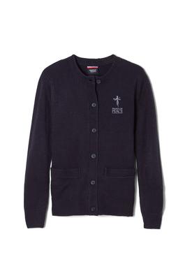 Crewneck Sweater Cardigan