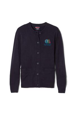 Crewneck Sweater Cardigan