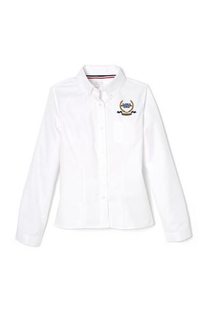 Amplience Product Image with Product code 1377,name  Long Sleeve Oxford Blouse with Princess Seams - FINAL SALE  