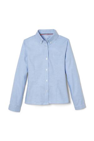 Amplience Product Image with Product code 1377,name  Long Sleeve Oxford Blouse with Princess Seams  