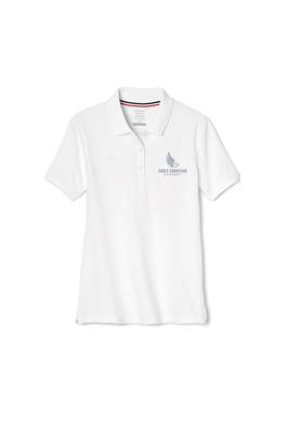 Short Sleeve Fitted Stretch Pique Polo (Feminine Fit)