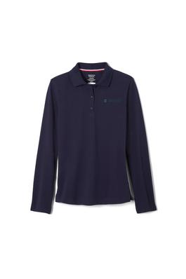 Amplience Product Image with Product code 1518,name  Long Sleeve Fitted Stretch Pique Polo (Feminine Fit)  