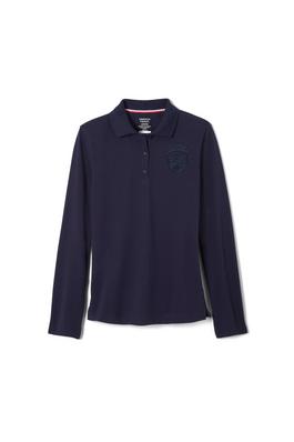 Amplience Product Image with Product code 1518,name  Long Sleeve Fitted Stretch Pique Polo (Feminine Fit)  
