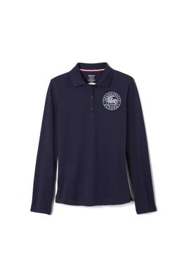 Amplience Product Image with Product code 1518,name  Long Sleeve Fitted Stretch Pique Polo (Feminine Fit)  