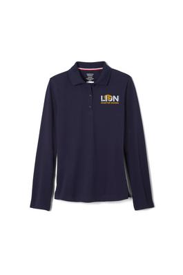 Amplience Product Image with Product code 1518,name  Long Sleeve Fitted Stretch Pique Polo (Feminine Fit)  
