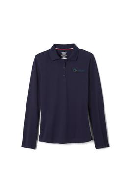 Amplience Product Image with Product code 1518,name  Long Sleeve Fitted Stretch Pique Polo (Feminine Fit)  