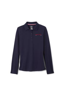 Amplience Product Image with Product code 1518,name  Long Sleeve Fitted Stretch Pique Polo (Feminine Fit)  