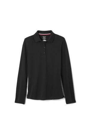 Amplience Product Image with Product code 1518,name  Long Sleeve Fitted Stretch Pique Polo (Feminine Fit)  