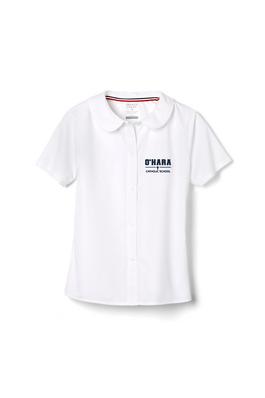 Amplience Product Image with Product code 1593,name  Short Sleeve Peter Pan Collar Blouse  