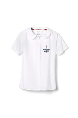 Amplience Product Image with Product code 1593,name  Short Sleeve Peter Pan Collar Blouse  