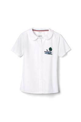 Amplience Product Image with Product code 1593,name  Short Sleeve Peter Pan Collar Blouse  