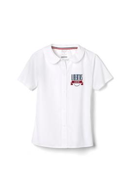 Short Sleeve Peter Pan Collar Blouse