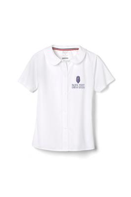 Short Sleeve Peter Pan Collar Blouse